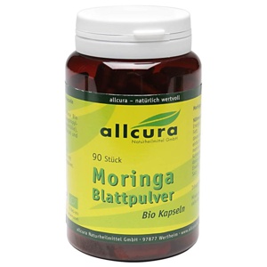 MORINGA BLATTPULVER Bio Kapseln Produktbild