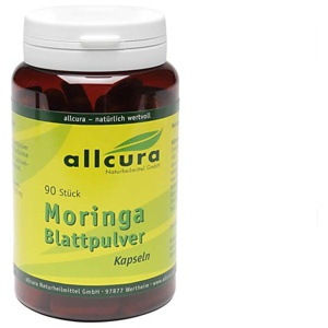 Moringa Blattpulver Kapseln, 90 St Kapseln Produktbild