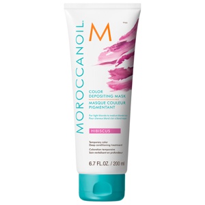 Moroccanoil Color Depositing Mask - Hibiscus 200 ml produktbillede