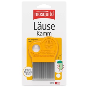 MOSQUITO Nissenkamm Metall mit Lupe Produktbild