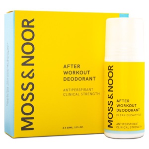Moss & Noor After Workout Deodorant 3-pak Clean Eucalyptus produktbillede