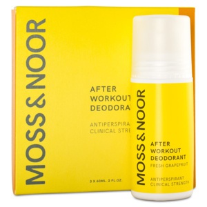 Moss & Noor After Workout Deodorant 3-pak Fresh Grapefruit produktbillede