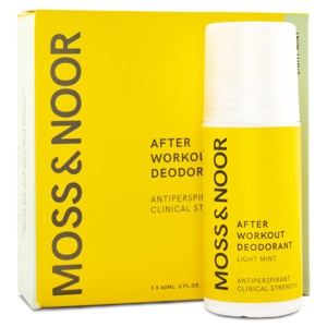 Moss & Noor After Workout Deodorant 3-pak Light Mint produktbillede