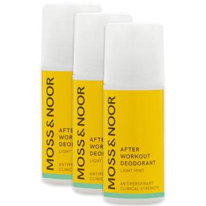 Moss & Noor After Workout Deodorant Light Mint 3-pack produkt bild