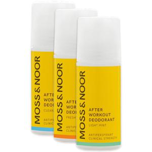 Moss & Noor After Workout Deodorant Mixed 3 pack produkt bild