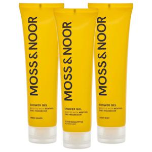 Moss & Noor After Workout Shower Gel Mixed 3-pack produkt bild