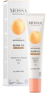 Mossa GLOW CC Cream Medium Beige 40 ml produkt bild