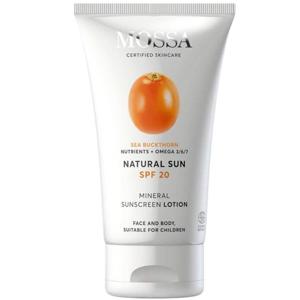 Mossa NATURAL SUN Mineral Sunscreen Lotion SPF20 produkt bild