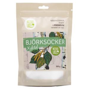 Mother Earth Björksocker 300 g produkt bild