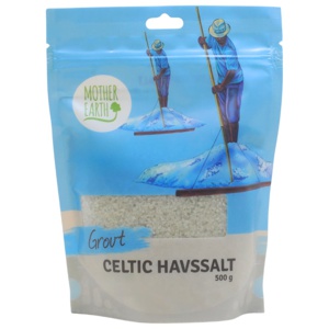 Mother Earth Celtic Havssalt Grovt, 500 g produkt bild