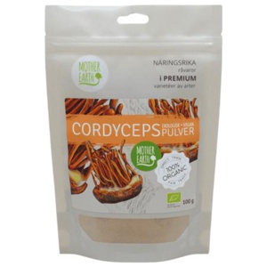 Mother Earth Cordycepspulver EKO, 100 g produkt bild