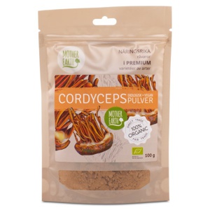 Mother Earth Cordycepspulver ØKO 100 g produktbillede