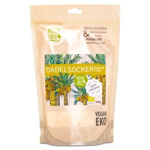 Mother Earth Dadelsocker 500 g produkt bild