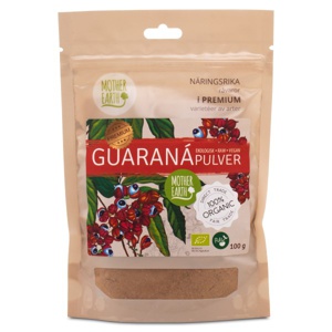Mother Earth Guarana RAW & EKO 100 g produktbillede