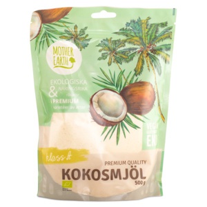 Mother Earth Kokosmel Premium ØKO 500 g produktbillede