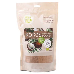 Mother Earth Kokossukker Premium ØKO 500 g produktbillede