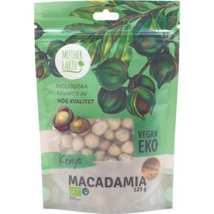 Mother Earth Macadamianötter Premium RAW & EKO 125 g produkt bild