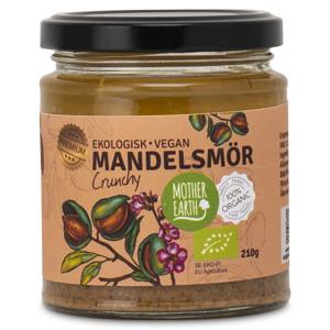 Mother Earth Mandelsmör Crunchy Premium Eko 210 g produkt bild