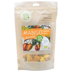Mother Earth Mango Strimlor EKO 300g produkt bild