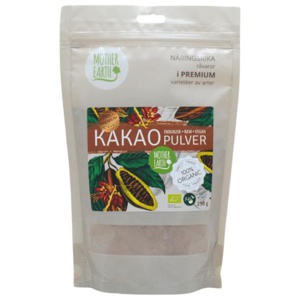 Mother Earth Pangoa Premium Kakaopulver Raw&Eko, 250 g produkt bild