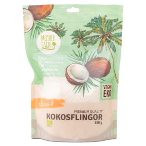 Mother Earth Revet Kokos Premium ØKO 350 g produktbillede