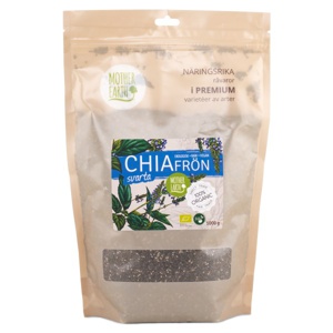Mother Earth Sorte Chiafrø RAW & ØKO 1 kg produktbillede