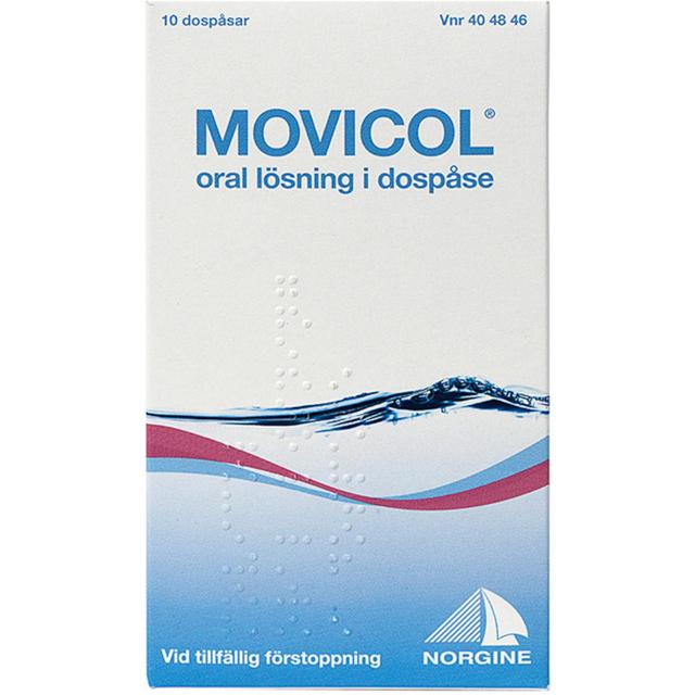 Movicol, oral lösning i dospåse 10 st - I lager på 4 apotek/butiker ...