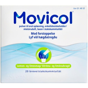 Movicol Lime-Citron - 20 breve produktbillede