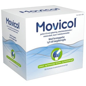 Movicol Lime-Citron - 50 breve produktbillede