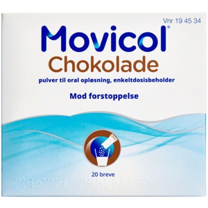 Movicol Chokolade - 20 breve produktbillede