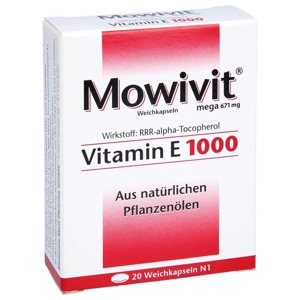 MOWIVIT Vitamin E 1000 Kapseln Produktbild