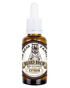 Mr. Bear Beard Brew Oil Citrus - 30 ml. produktbillede