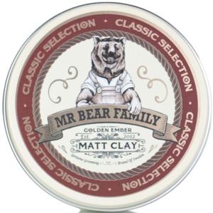 Mr Bear Family Golden Ember Pomade Matt Clay 100 ml produkt bild