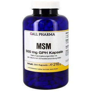 MSM 500 mg GPH Kapseln, 360 St Kapseln Produktbild