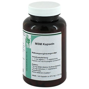 MSM Kapseln 140 St., 140 St Kapseln Produktbild