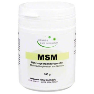 MSM pur Pulver, 100 g Pulver Produktbild