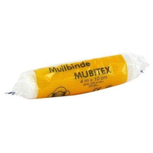 MUBITEX Mullbinden 10 cm einzeln in Cello Produktbild