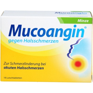 MUCOANGIN Minze 20 mg Lutschtabletten Produktbild