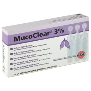 Mucoclear 3% Nacl InhalationslÃ¶sung Produktbild