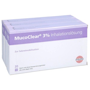 MUCOCLEAR 3% NaCl Inhalationslösung Produktbild