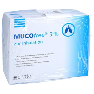 Mucofree 3% zur Inhalation, 60X4 ml Lösung für einen Vernebler Produktbild