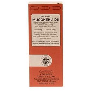 Mucokehl kapsler D4 • 20 stk. produktbillede