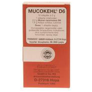Mucokehl D6 stikpiller - 10 stk. produktbillede