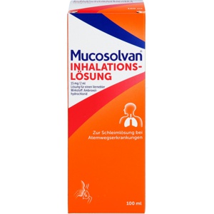 MUCOSOLVAN Inhalationslösung 15 mg Lsg.f.Vernebler Produktbild