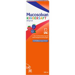 MUCOSOLVAN Kindersaft 30 mg/5 ml Produktbild