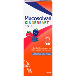 MUCOSOLVAN Kindersaft 30 mg/5 ml Produktbild