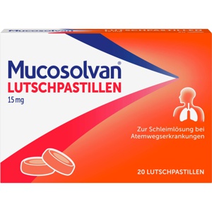 MUCOSOLVAN Lutschpastillen 15 mg Produktbild