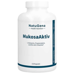 MUKOSAAktiv L-Glutamin+Propionsäure Kapseln Produktbild