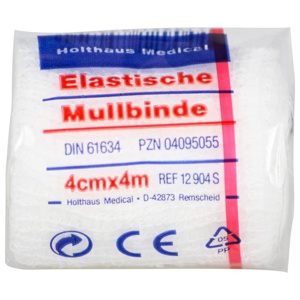 MULLBINDEN elastisch 4 cmx4 m Produktbild