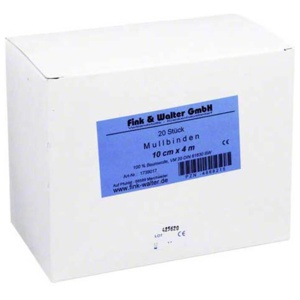 MULLBINDEN 10 cmx4 m 100% Baumwolle Produktbild